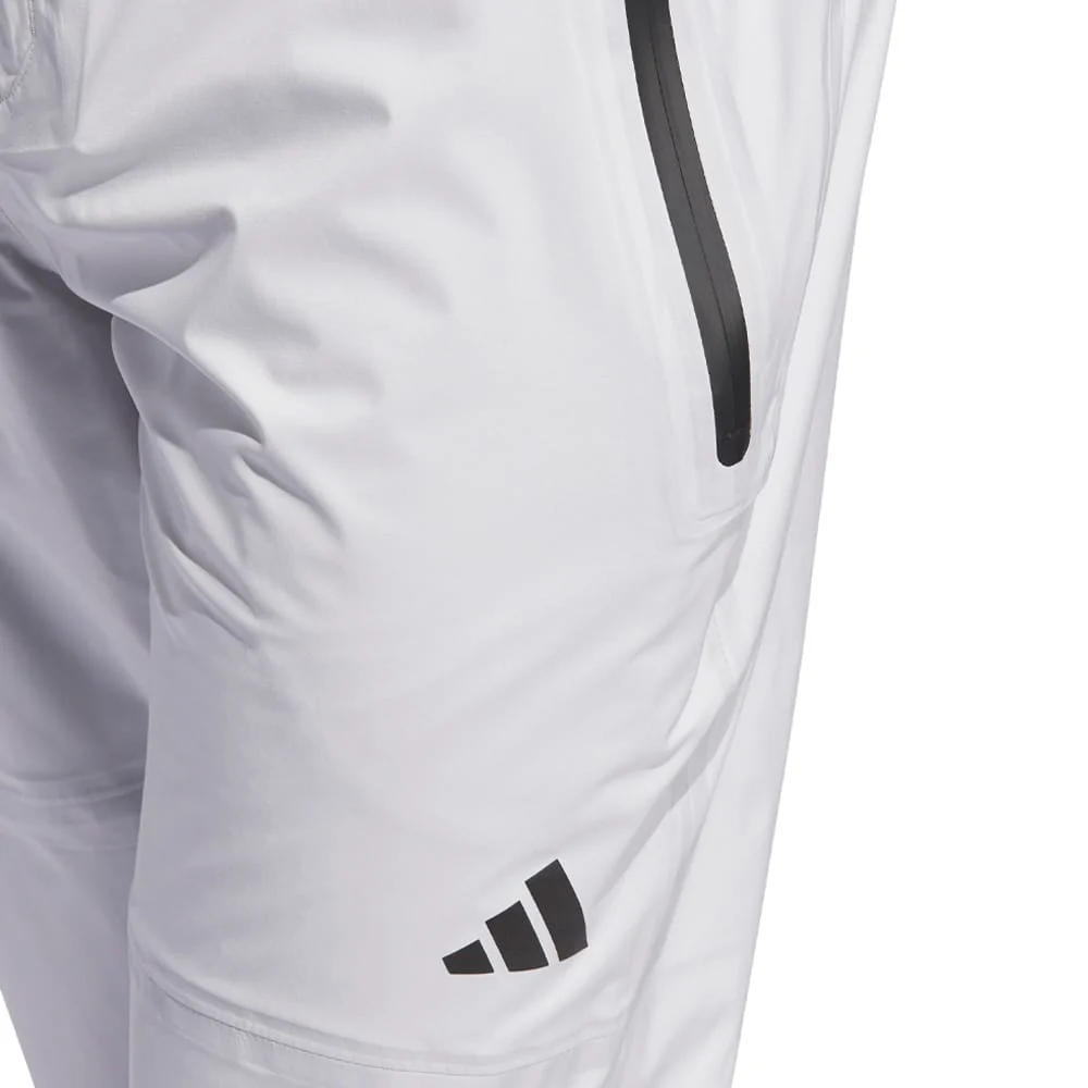 adidas Ultimate365 Tour Climaproof+ Waterproof Full-Zip Rain Suit - Black/Grey One - Image 12