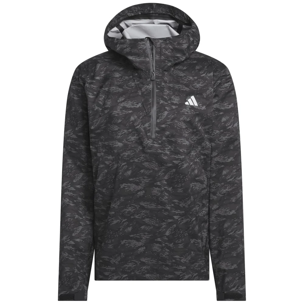 adidas Ultimate365 Tour Climaproof+ Waterproof Parka Rain Suit - Black - Image 2