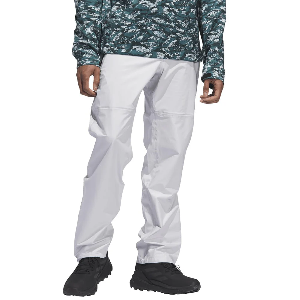 adidas Ultimate365 Tour Climaproof+ Waterproof Parka Rain Suit - Preloved Teal/Grey One - Image 9