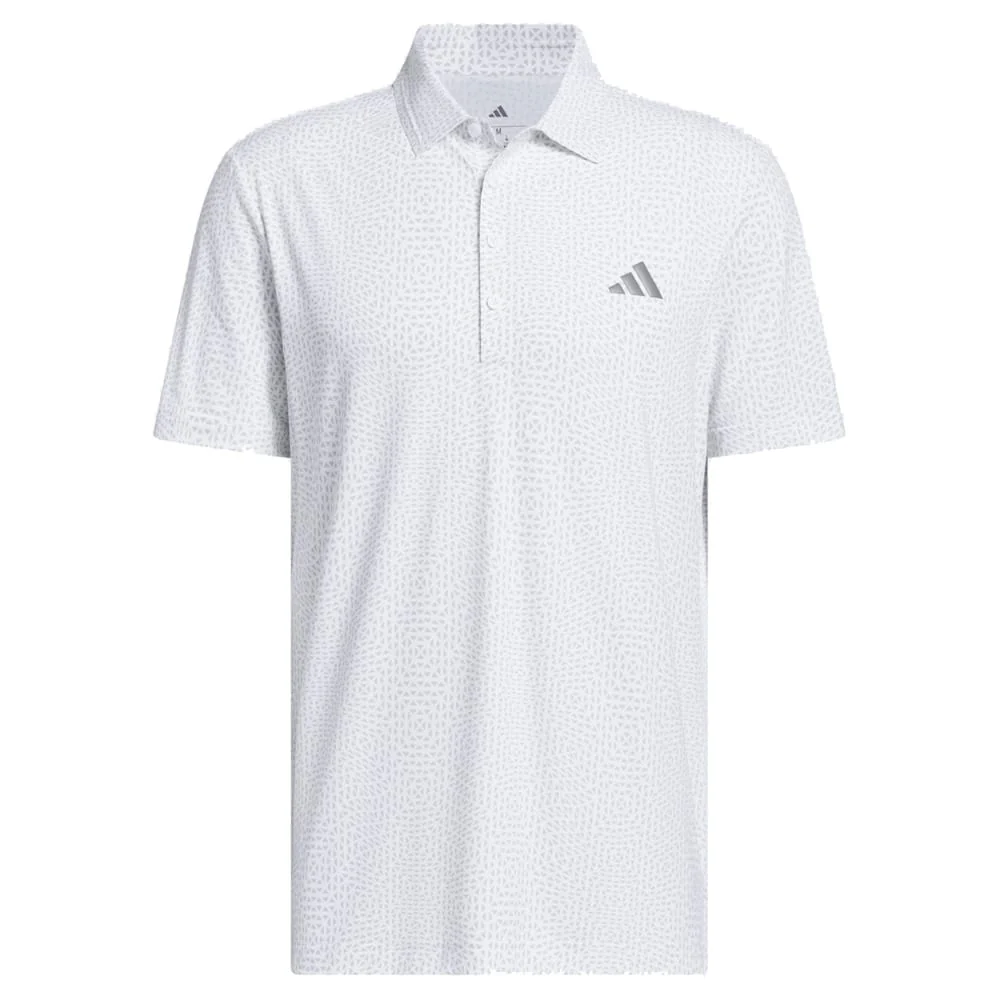 adidas Ultimate365 Tour Cool Feeling Deco Polo Shirt - White/Grey Two
