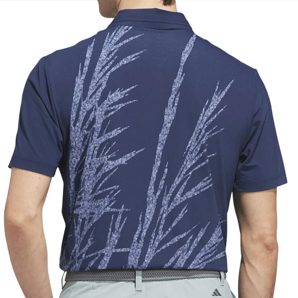 adidas Ultimate365 Tour Cool Feeling Fescue Polo Shirt - Collegiate Navy - Image 2