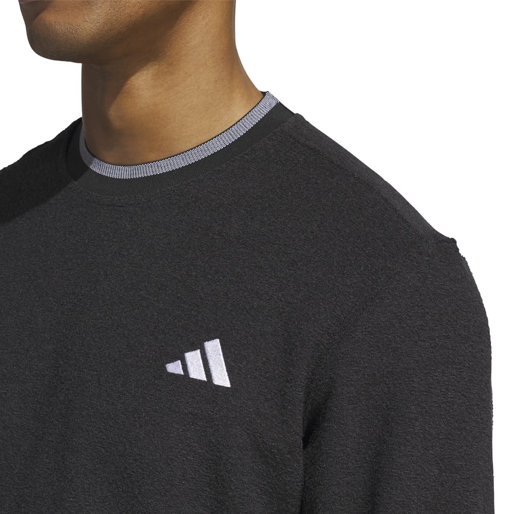 adidas Ultimate365 Tour Crewneck Sweatshirt - Black - Image 4