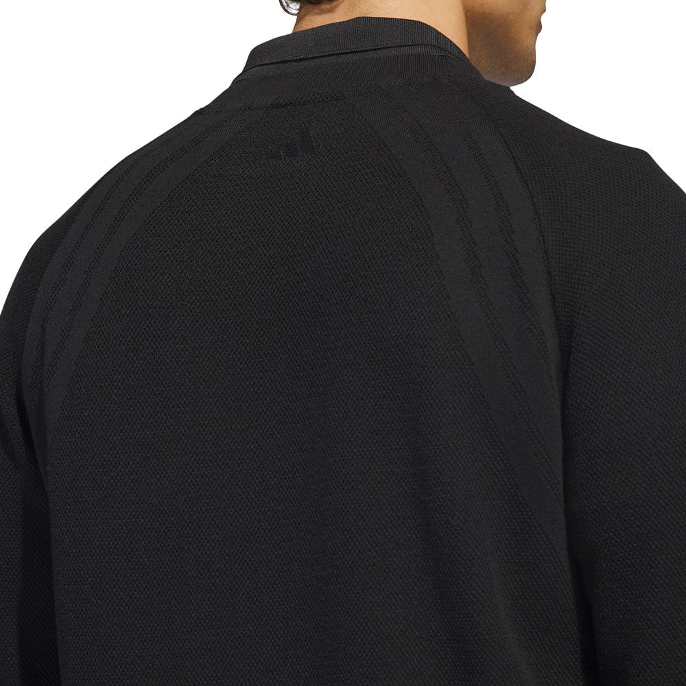 adidas Ultimate365 Tour Knit Crewneck - Black - Image 2