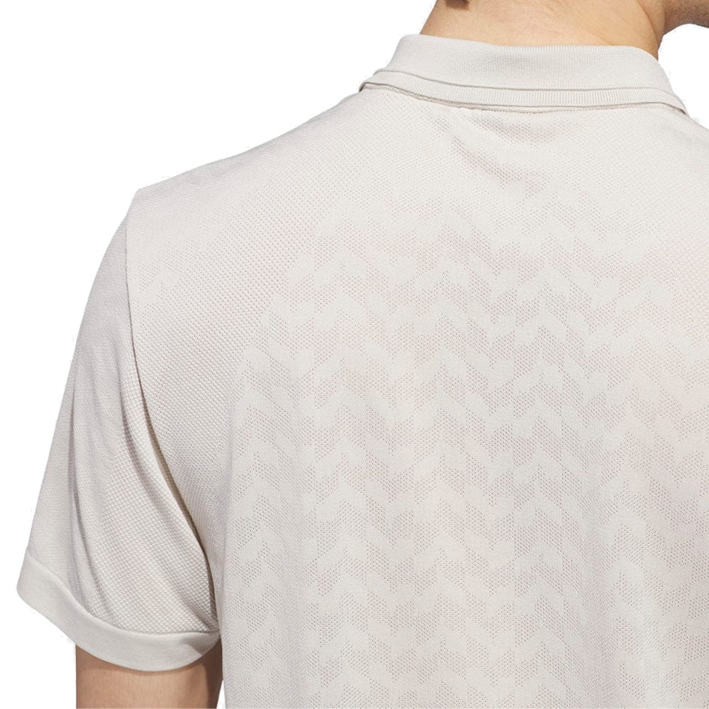 adidas Ultimate365 Tour Seamless Polo Shirt - Wonder Alumina/White - Image 5