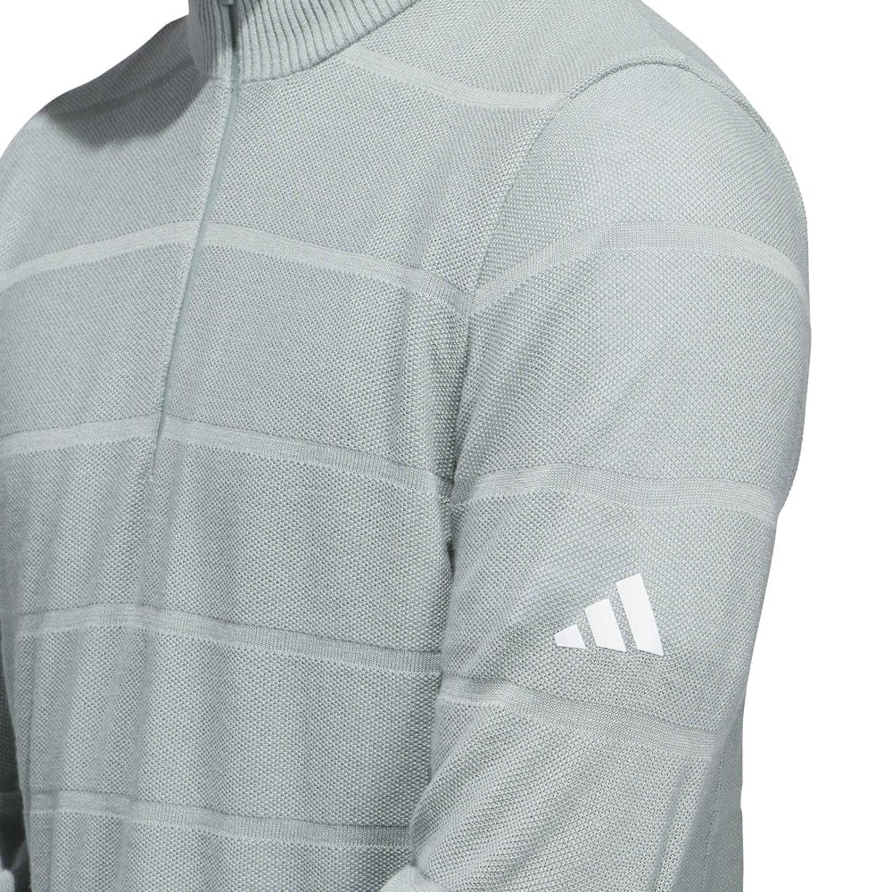 adidas Ultimate365 Tour Wind Knit Quarter-Zip - Wonder Sage - Image 3