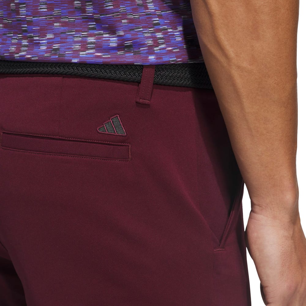 adidas Ultimate365+ Twistknit Climawarm Straight Fit Trousers - Maroon - Image 4