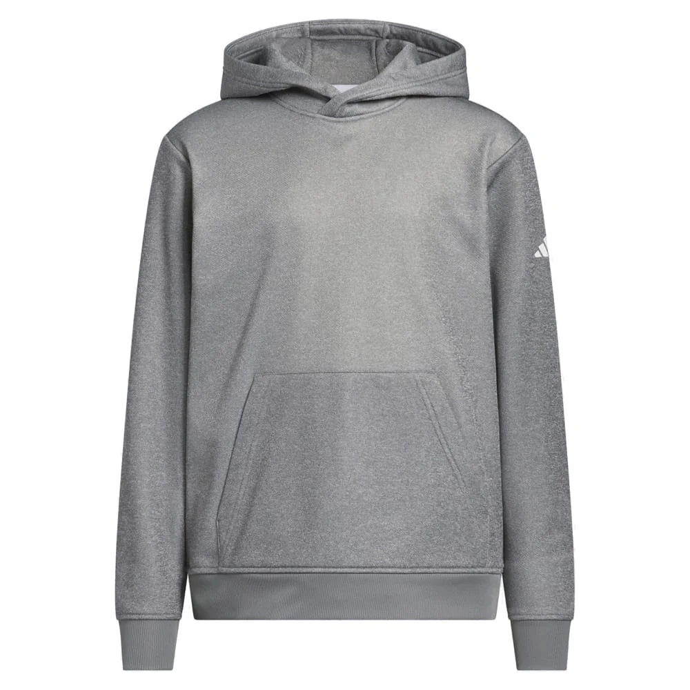 adidas Youth Crestable Climawarm Hoodie - Grey Three Mel