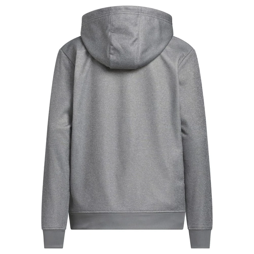 adidas Youth Crestable Climawarm Hoodie - Grey Three Mel - Image 2