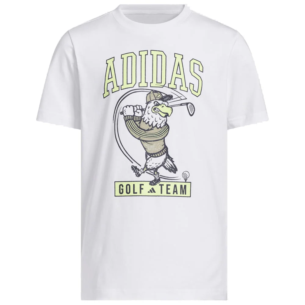 adidas Youth Mascot T-Shirt - White
