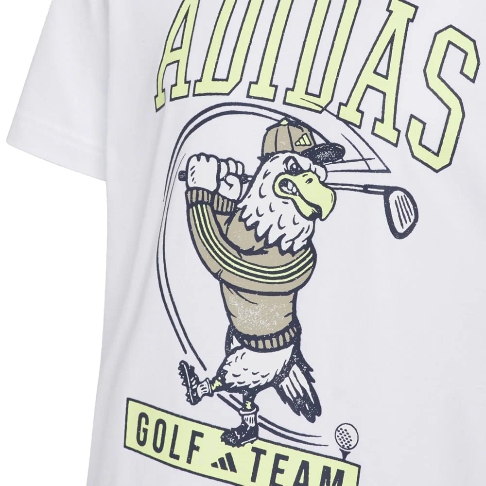adidas Youth Mascot T-Shirt - White - Image 3