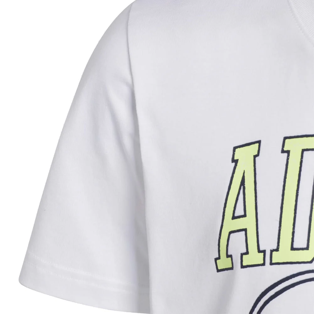 adidas Youth Mascot T-Shirt - White - Image 4