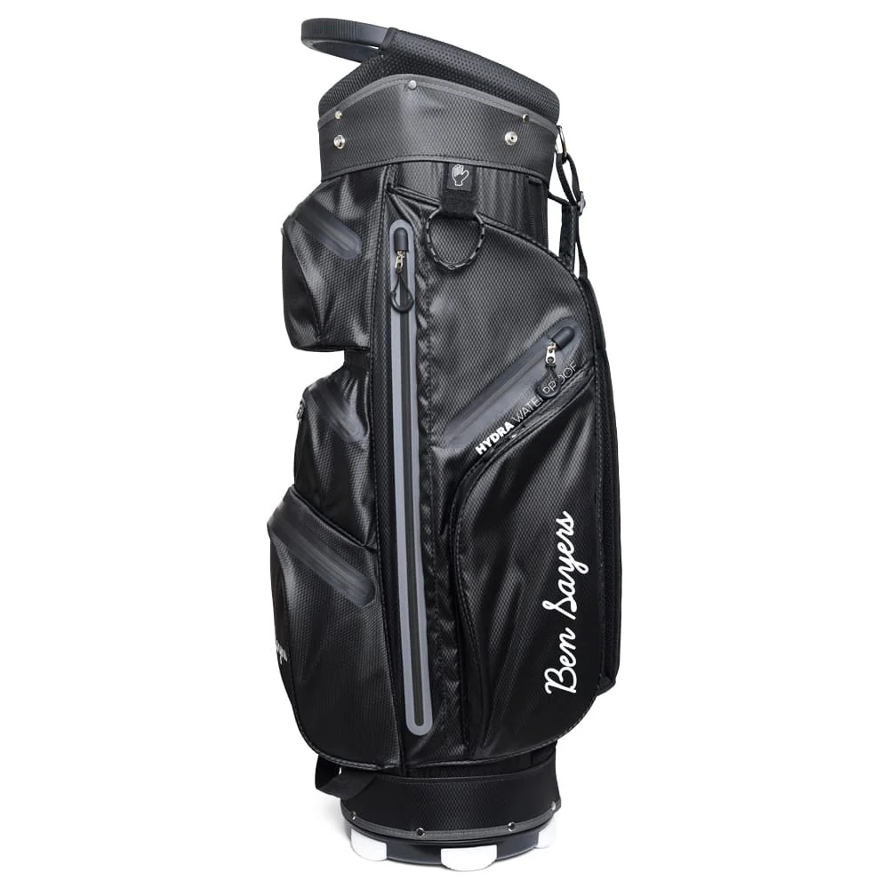 Ben Sayers Hydra Pro Waterproof Cart Bag - Black/Graphite - Image 3