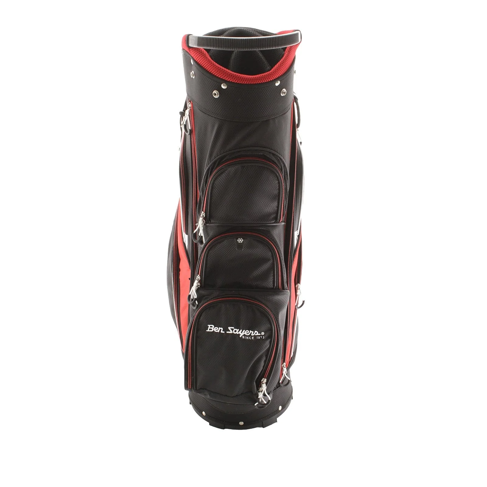 Ben Sayers XS Cart Bag - Black/Red - Image 4