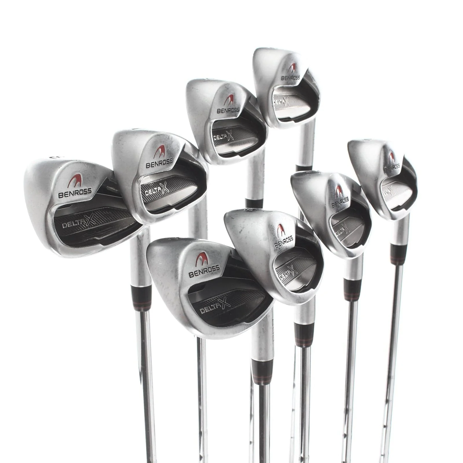 Benross Delta X Steel Mens Right Hand Irons 5-SW+GW Stiff - KBS Tour 105 - Image 2