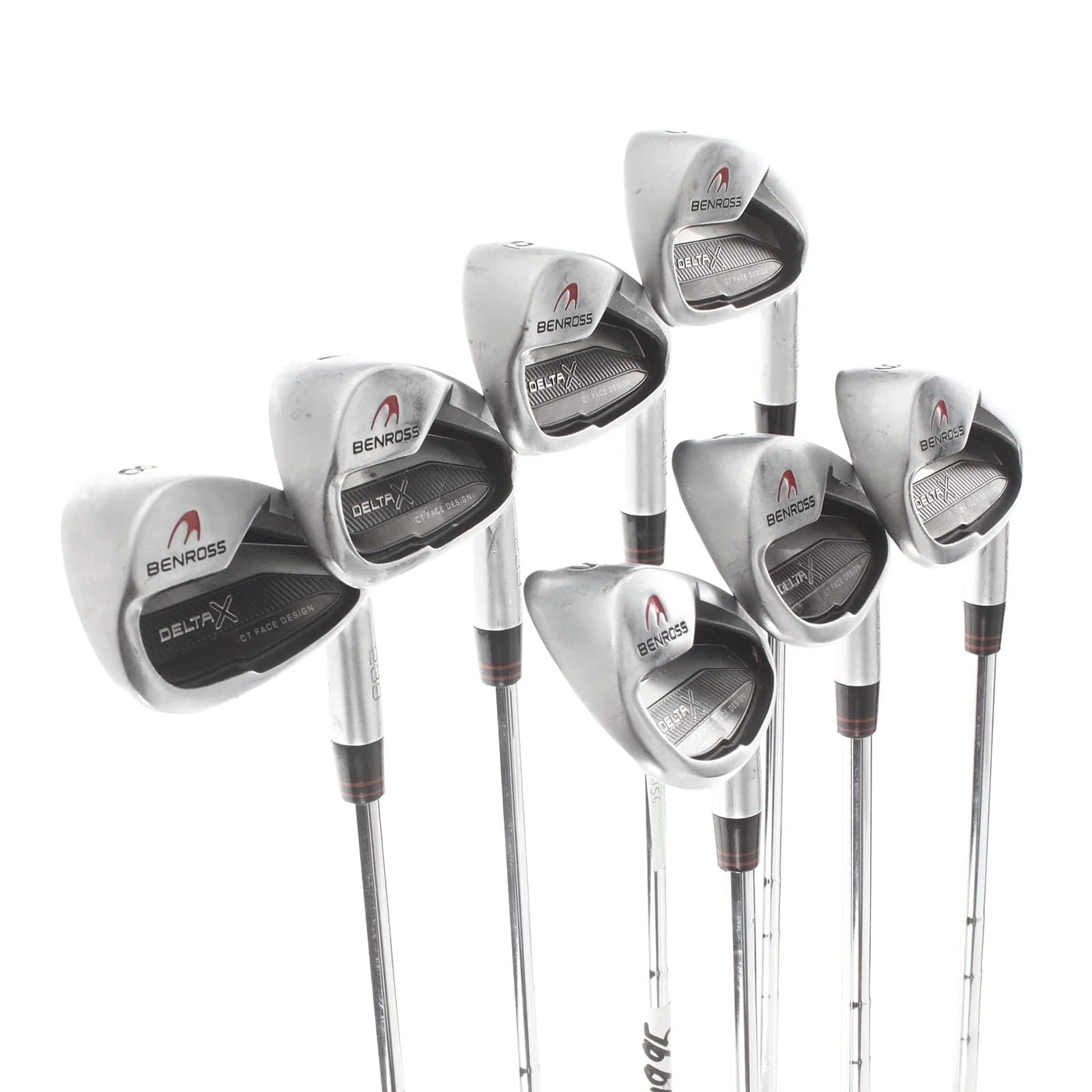 Benross Delta X Steel Mens Right Hand Irons 5-SW Stiff - KBS Tour 105 S - Image 2