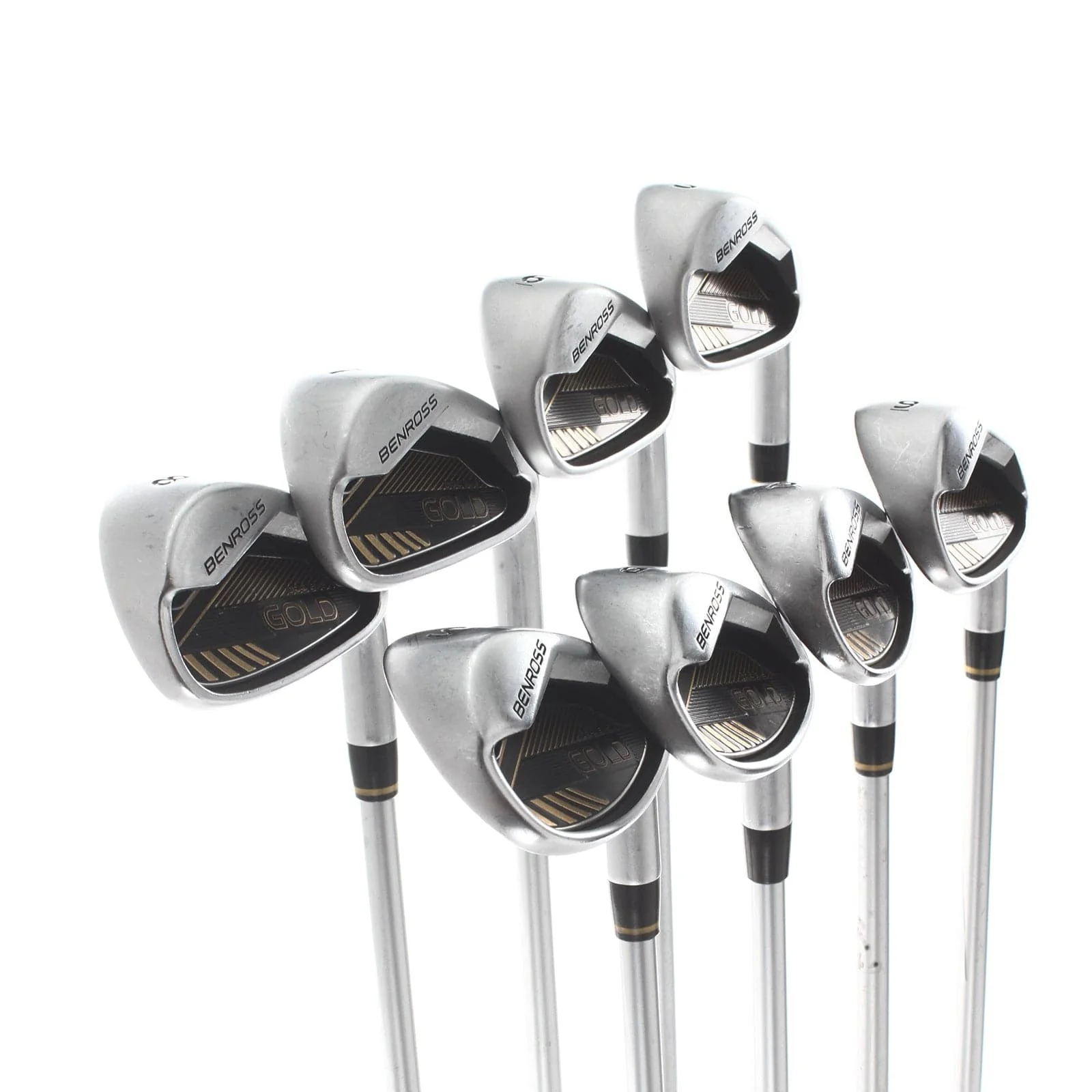 Benross Gold Draw Bias Graphite Mens Right Hand Irons 5-GW+SW Soft Regular - Fujikura Vista Pro 50i - Image 2
