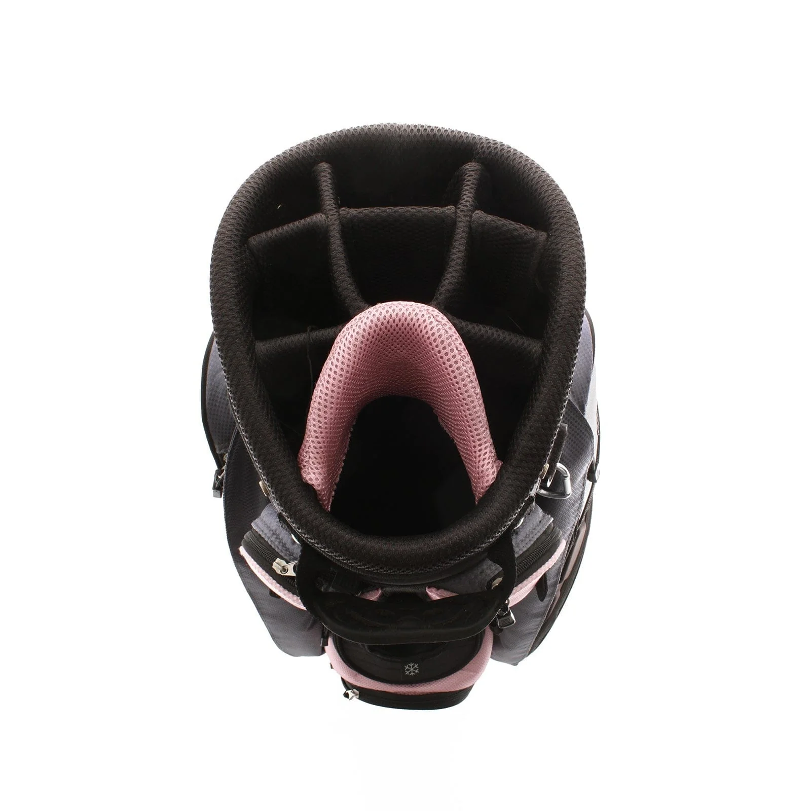Benross Jewel Cart Bag - Black/Pink - Image 2