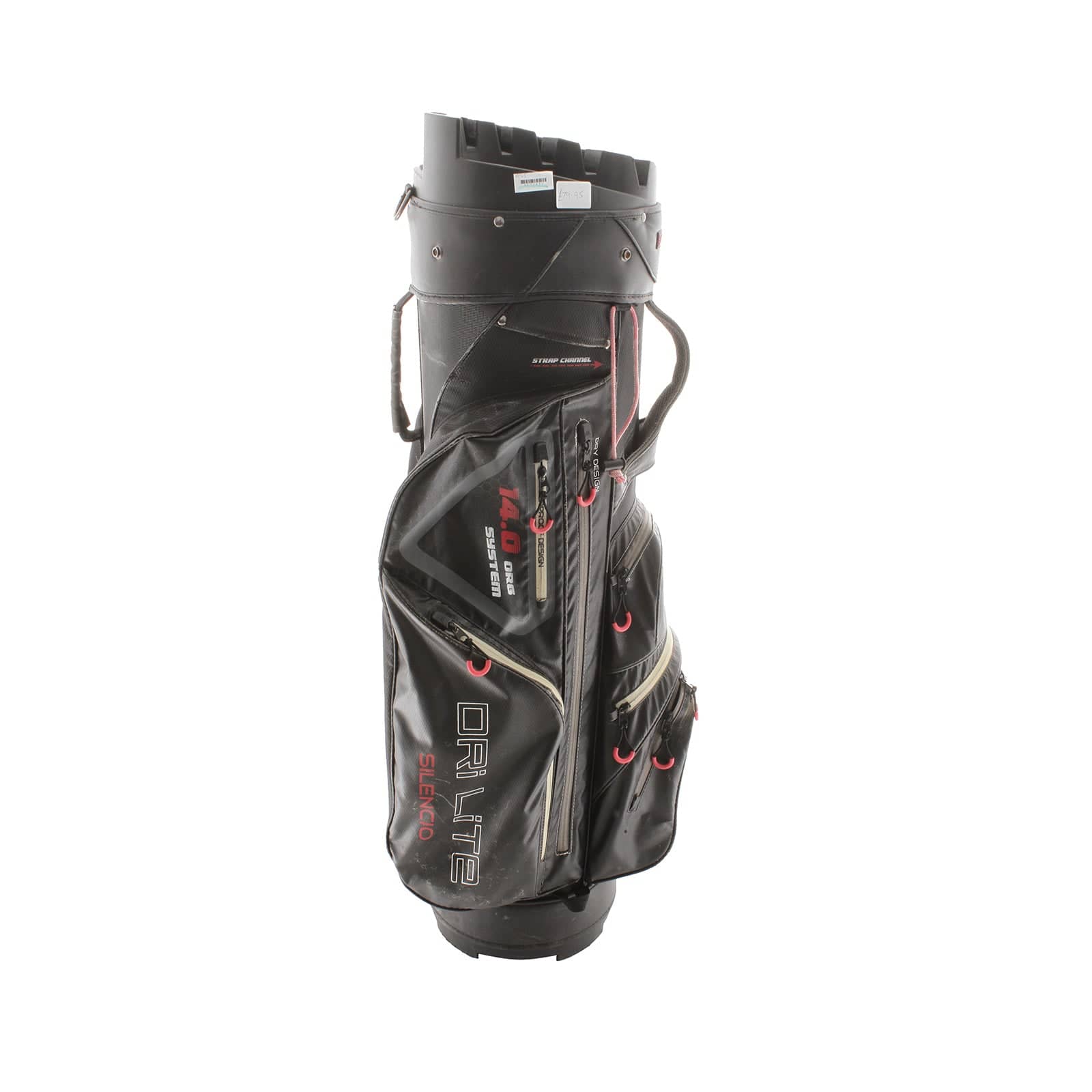 Big Max 14-Org System Cart Bag - Black/Red - Image 3