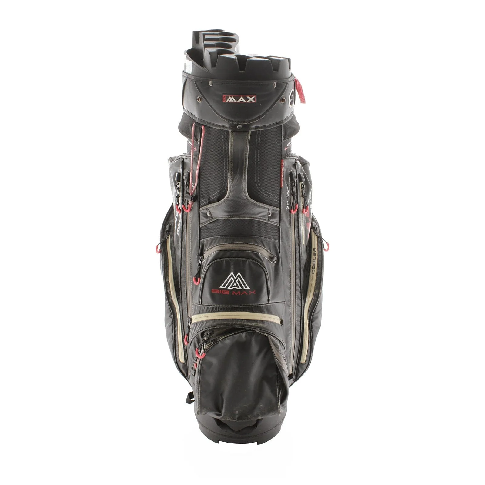 Big Max 14-Org System Cart Bag - Black/Red - Image 4