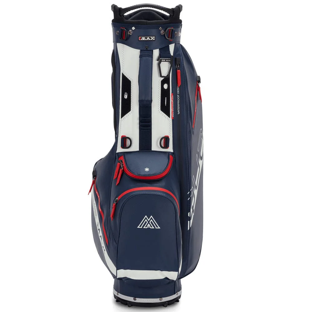 Big Max Aqua Eight H Waterproof Stand Bag - Navy/White/Red - Image 4