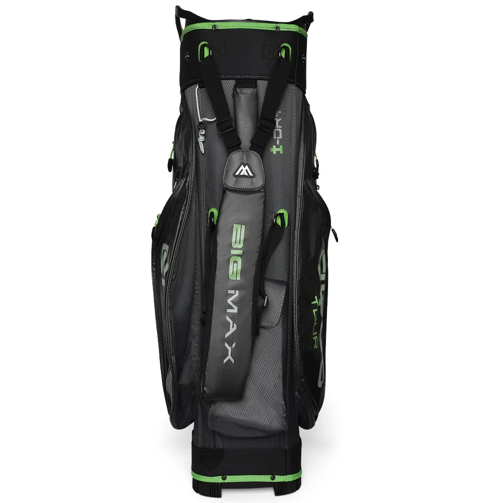 Big Max Aqua Tour 3 Waterproof Cart Bag - Charcoal/Black/Lime - Image 6