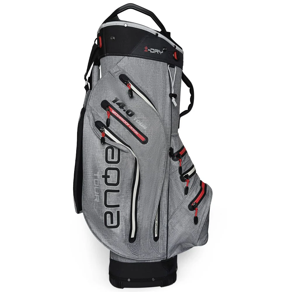 Big Max Aqua Tour 3 Waterproof Cart Bag - Storm/Silver/Red - Image 5