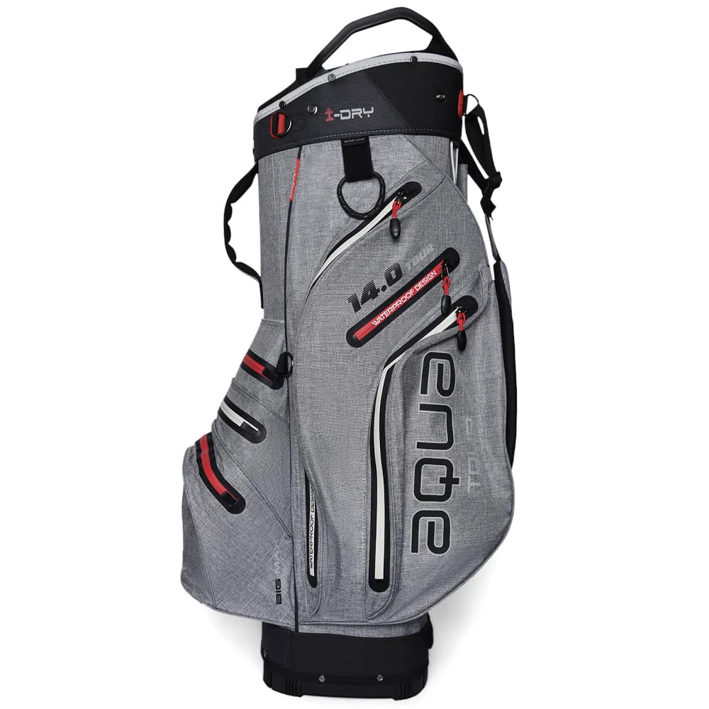 Big Max Aqua Tour 3 Waterproof Cart Bag - Storm/Silver/Red - Image 7