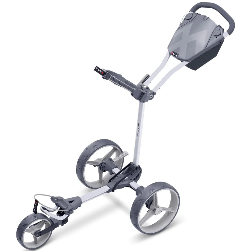 Big Max Blade Trio 3-Wheel Push Trolley - Grey/Charcoal - Image 3