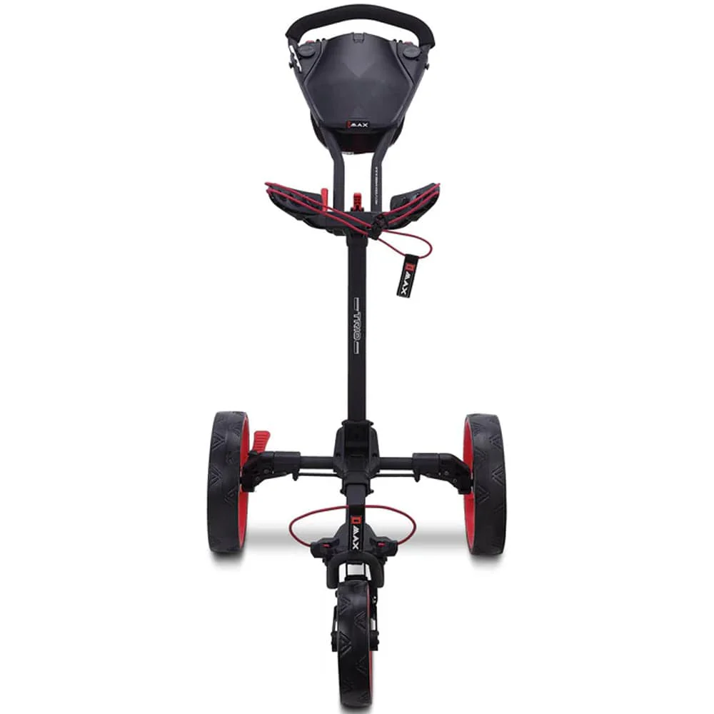 Big Max Blade Trio 3-Wheel Push Trolley - Phantom/Red - Image 4