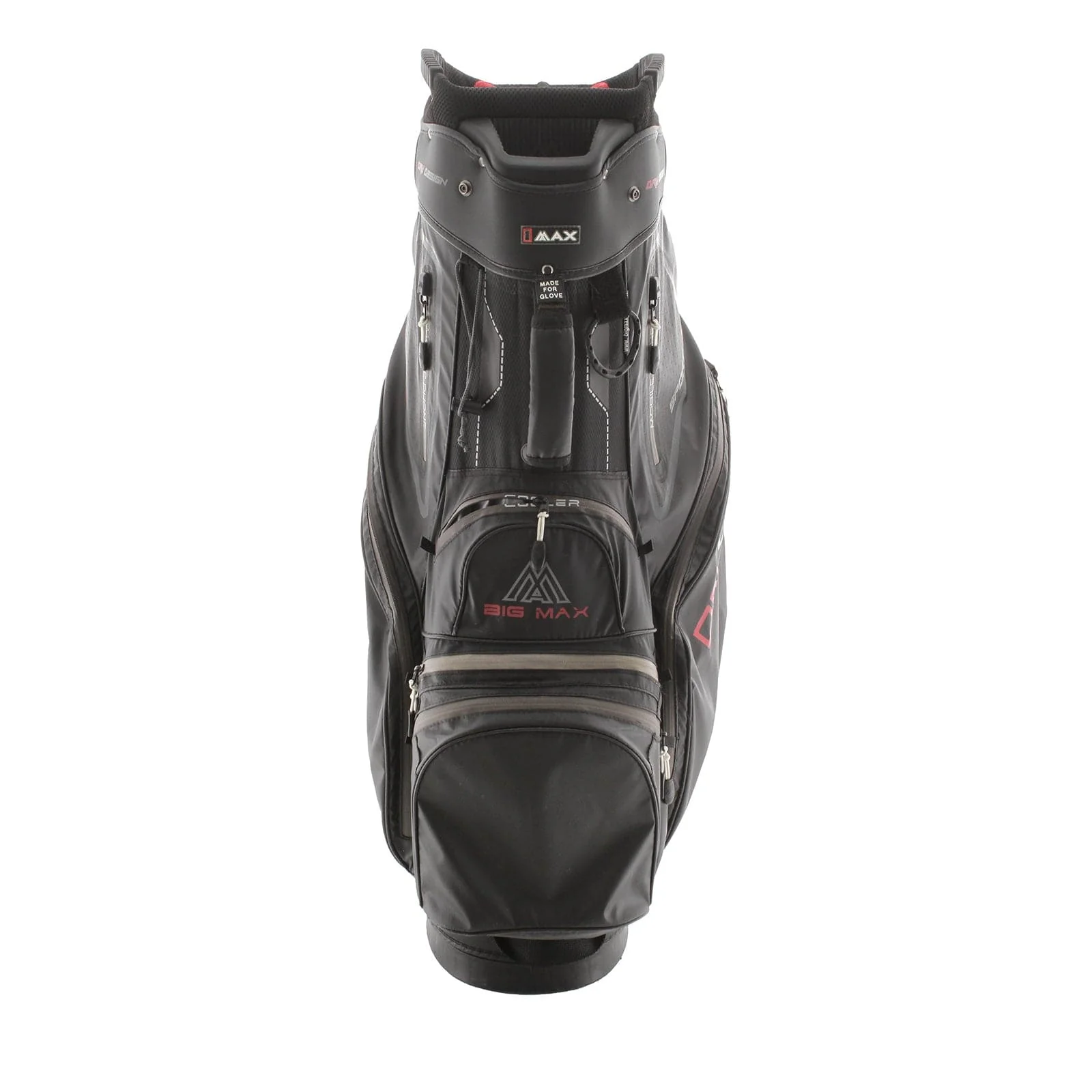 Big Max Dri Lite Sport 2 Cart Bag - Black/Red/Grey - Image 4