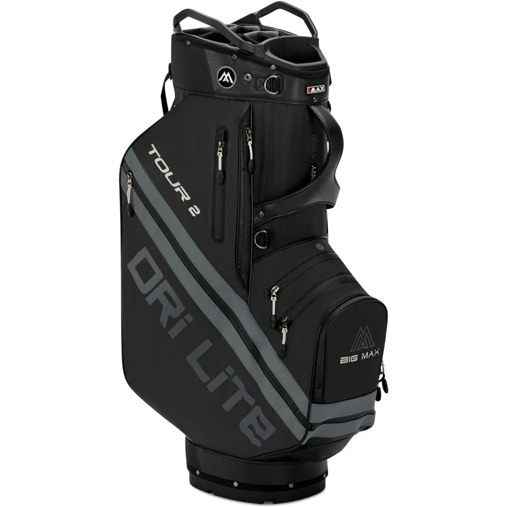 Big Max Dri Lite Tour 2 Cart Bag - Black/Charcoal - Image 6