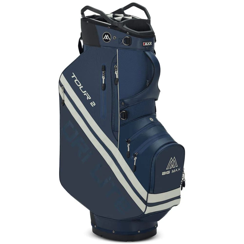 Big Max Dri Lite Tour 2 Cart Bag - Navy - Image 3