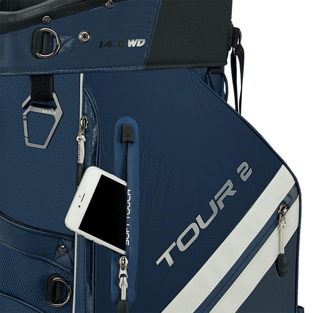 Big Max Dri Lite Tour 2 Cart Bag - Navy - Image 6