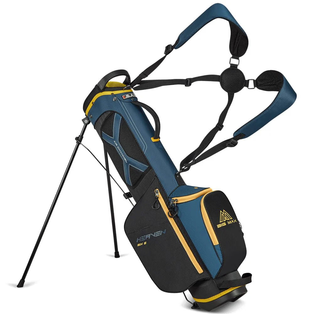 Big Max Heaven Six G Stand Bag - Navy/Black/Ray Flower - Image 3