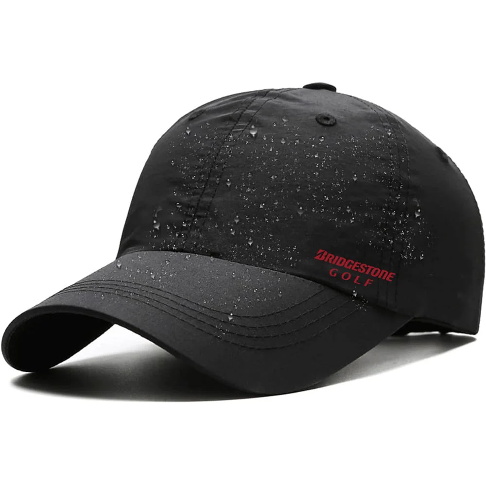 Bridgestone Golf Waterproof Rain Cap - Black