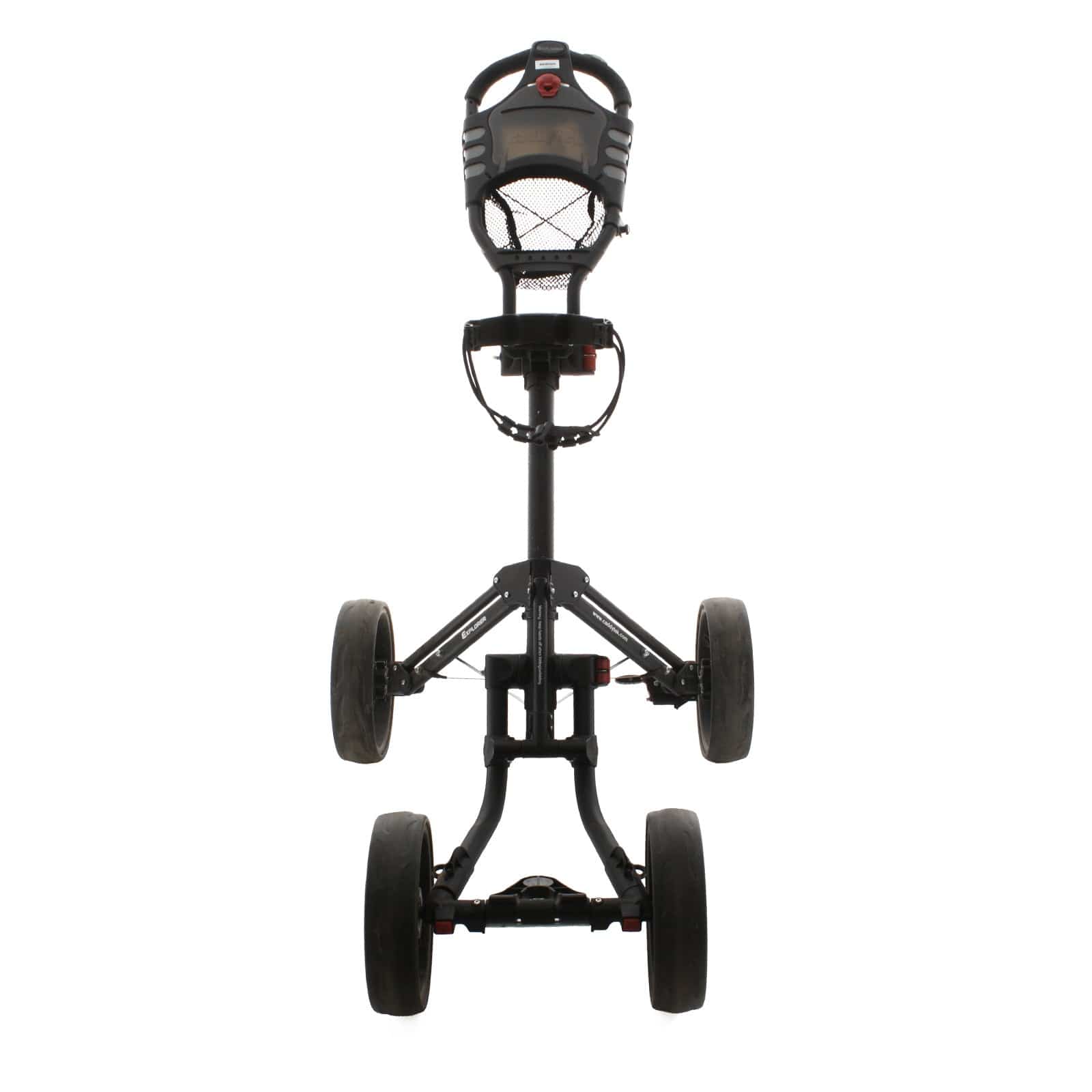 Caddy Tek Caddy Tek 3-Wheel Push/Pull Trolley - Black - Image 2