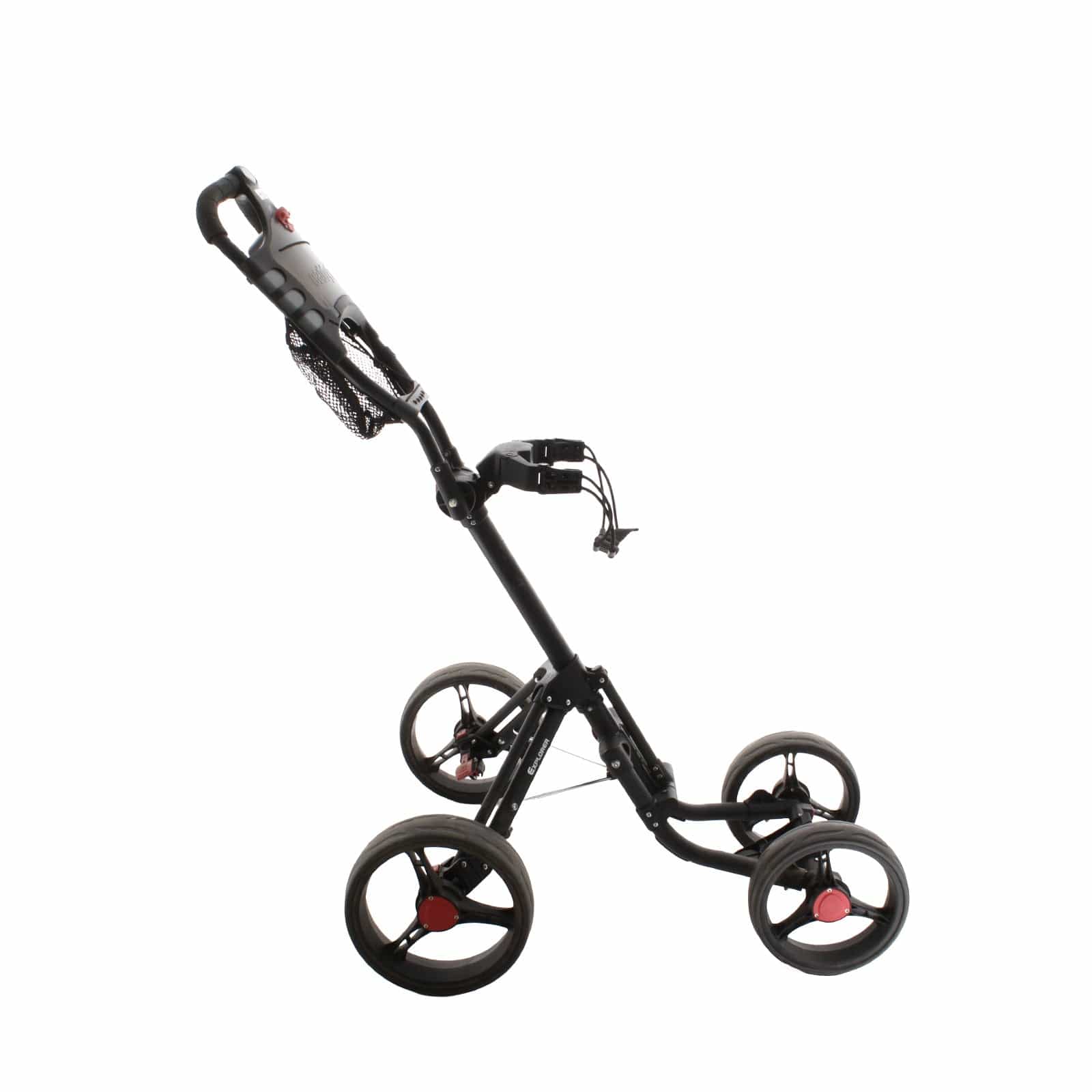 Caddy Tek Caddy Tek 3-Wheel Push/Pull Trolley - Black - Image 3