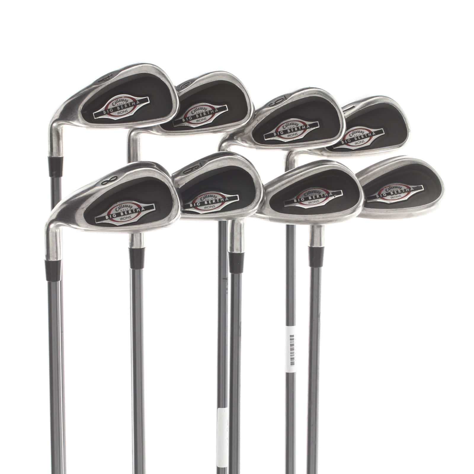 Callaway Big Bertha 2002 Graphite Mens Left Hand Irons 4-SW Regular - Cleveland Launcher