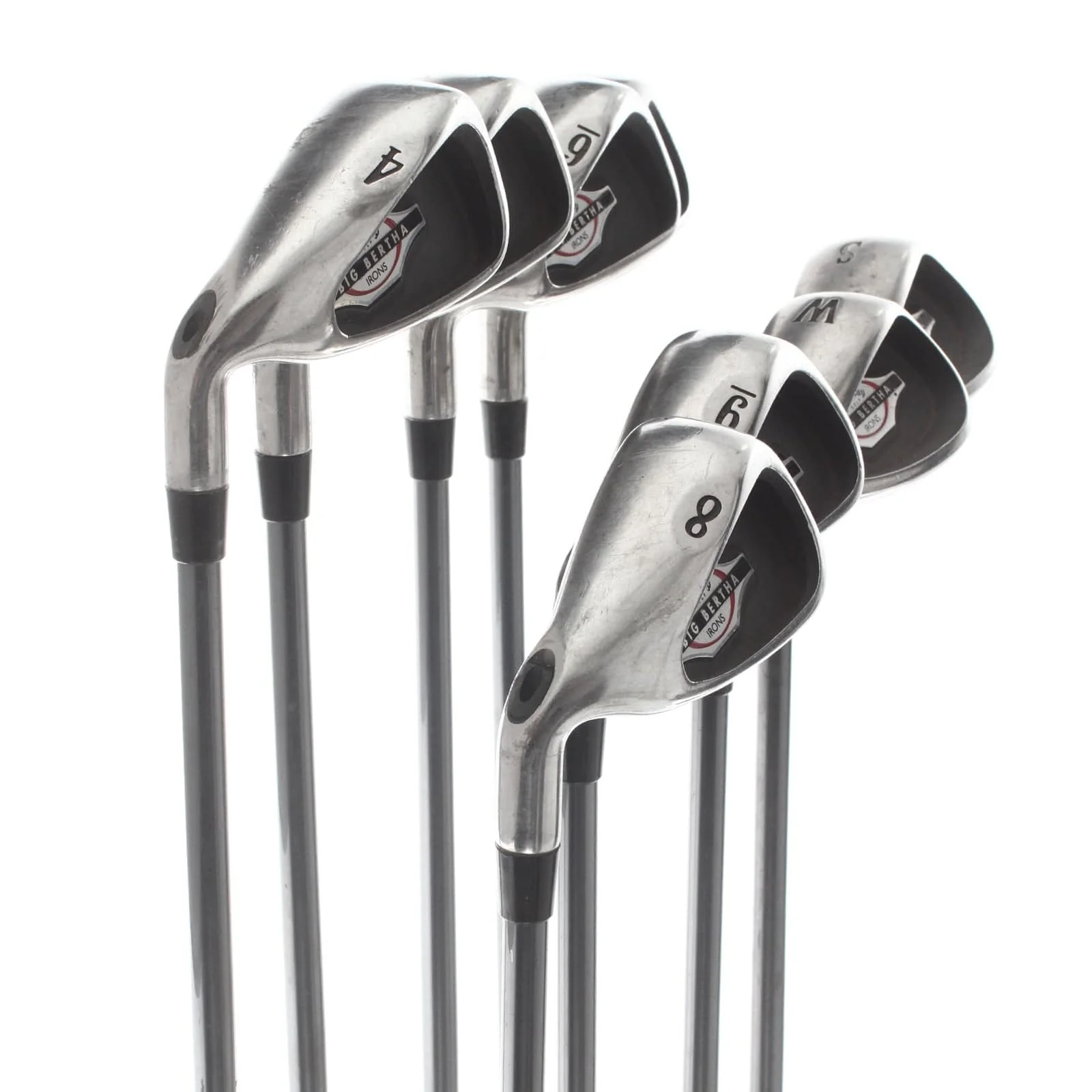 Callaway Big Bertha 2002 Graphite Mens Left Hand Irons 4-SW Regular - Cleveland Launcher - Image 2
