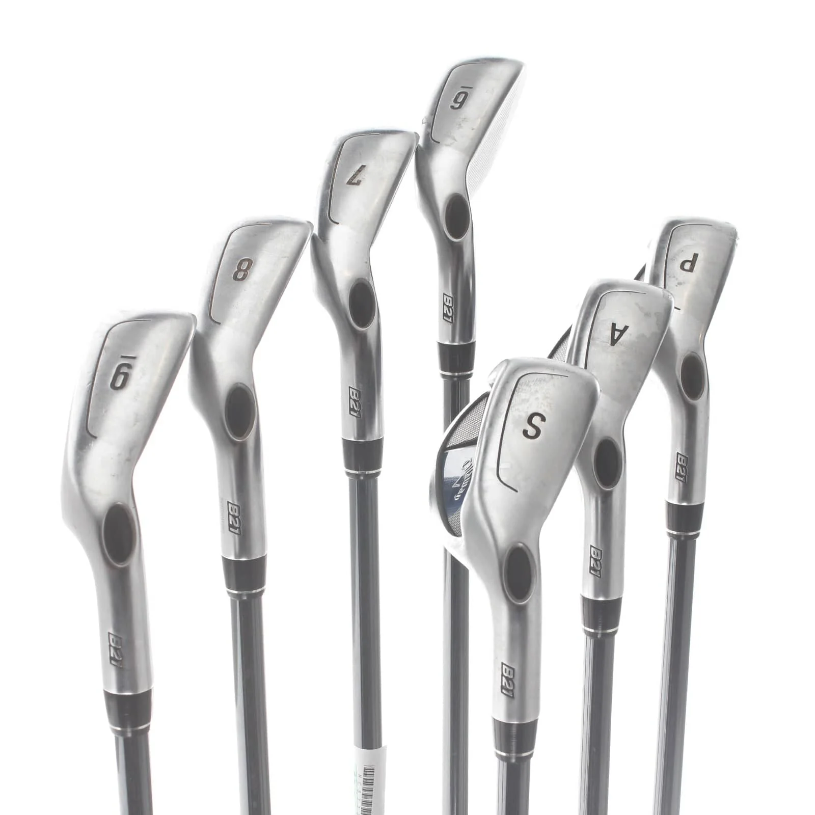 Callaway Big Bertha B21 Graphite Mens Right Hand Irons 6-AW+SW Regular - UST Mamiya Recoil Dart F3 65 - Image 3
