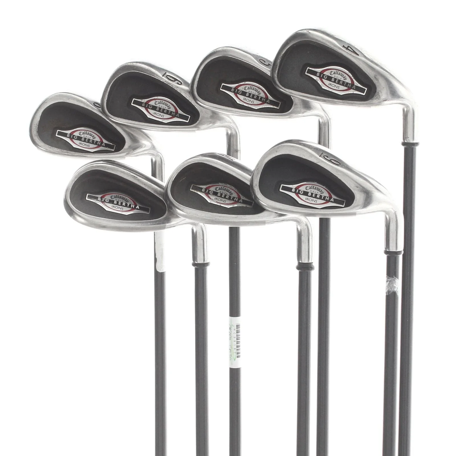 Callaway Big Bertha Graphite Mens Right Hand Irons 4-SW Regular - Callaway RCH 75i