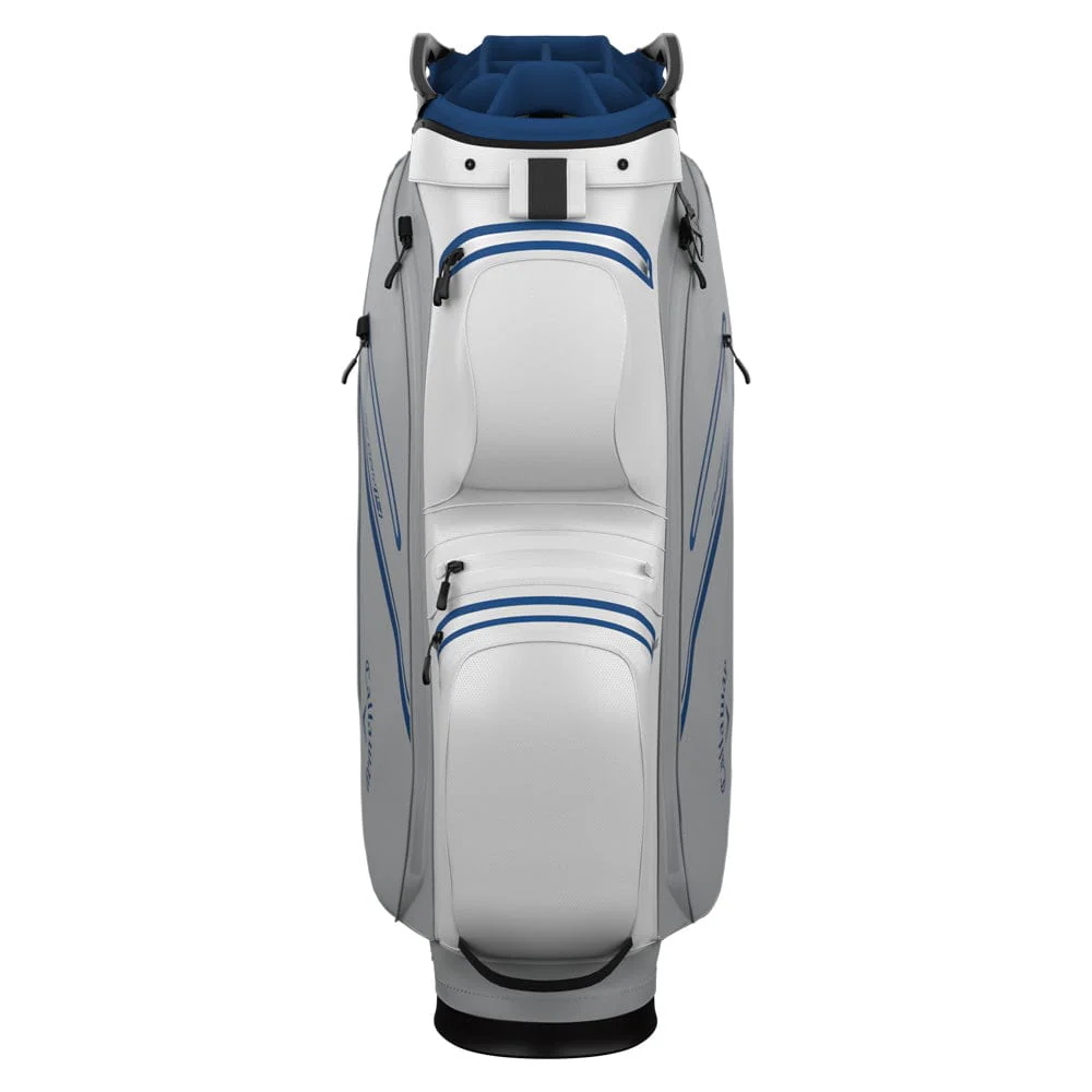 Callaway Chase 14 Dry Waterproof Cart Bag - White/Silver/Royal - Image 4