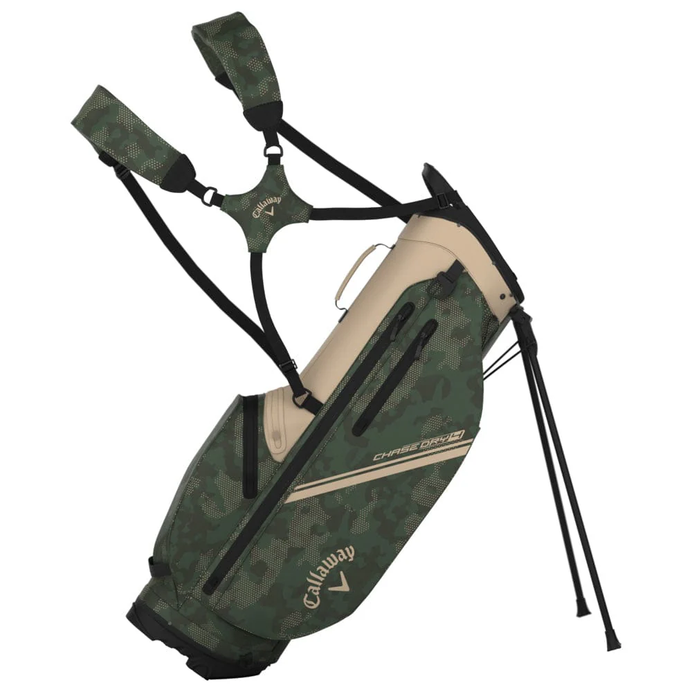 Callaway Chase Dry Waterproof Stand Bag - Tan/Green/Field Camo - Image 6