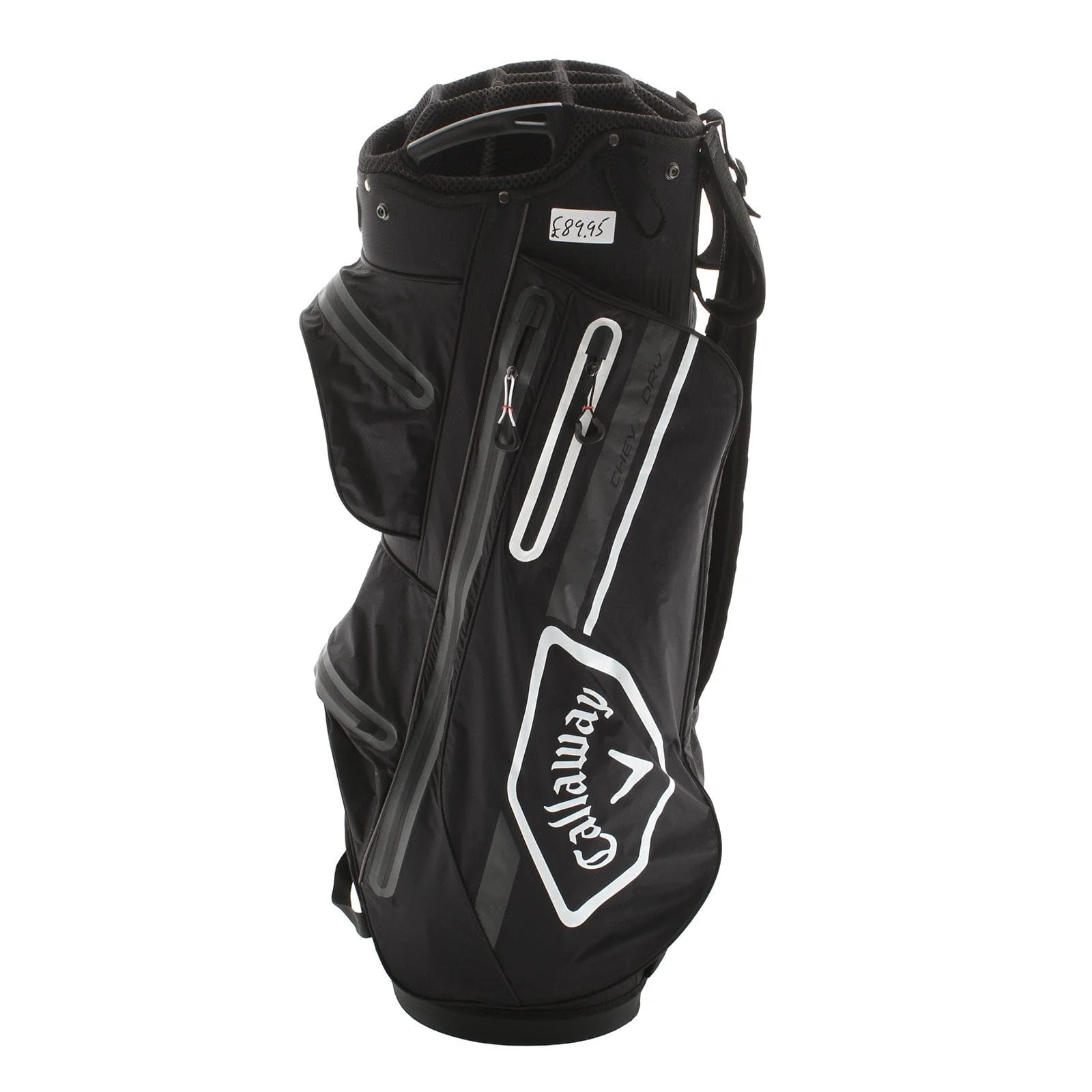 Callaway Chev 14 Dry Cart Bag - Black/White