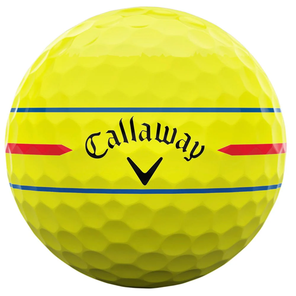 Callaway Chrome Soft 360 Triple Track Golf Balls - Yellow - 12 Pack - Image 3