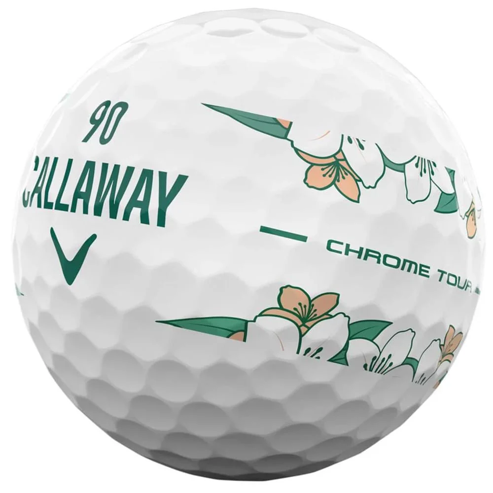 Callaway Chrome Tour 26 Stripe Ltd Edition Golf Balls - Major Series - White - 12 Pack - Image 3