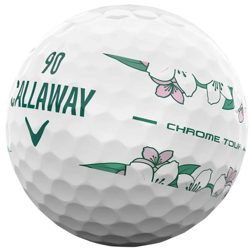 Callaway Chrome Tour 26 Stripe Ltd Edition Golf Balls - Major Series - White - 12 Pack - Image 4