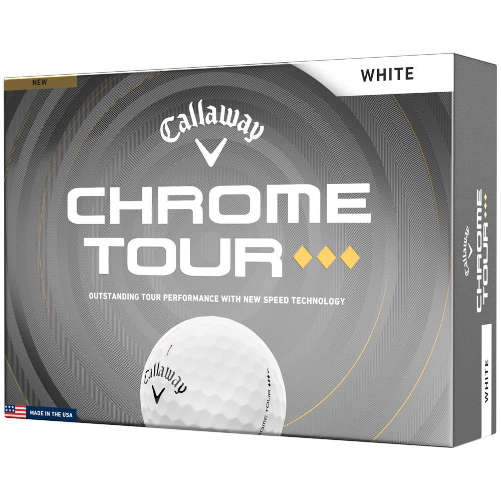 Callaway Chrome Tour Triple Diamond Golf Balls - White - 12 Pack - Image 5