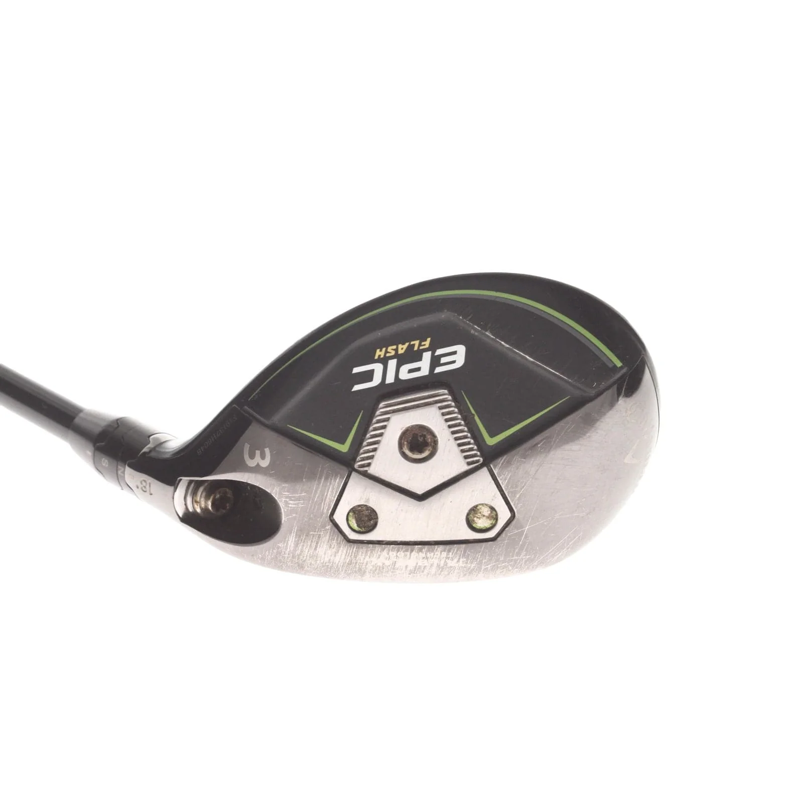 Callaway Epic Flash Graphite Mens Right Hand 3 Hybrid 18* Stiff - Tensi Silver 70 Stiff - Image 2