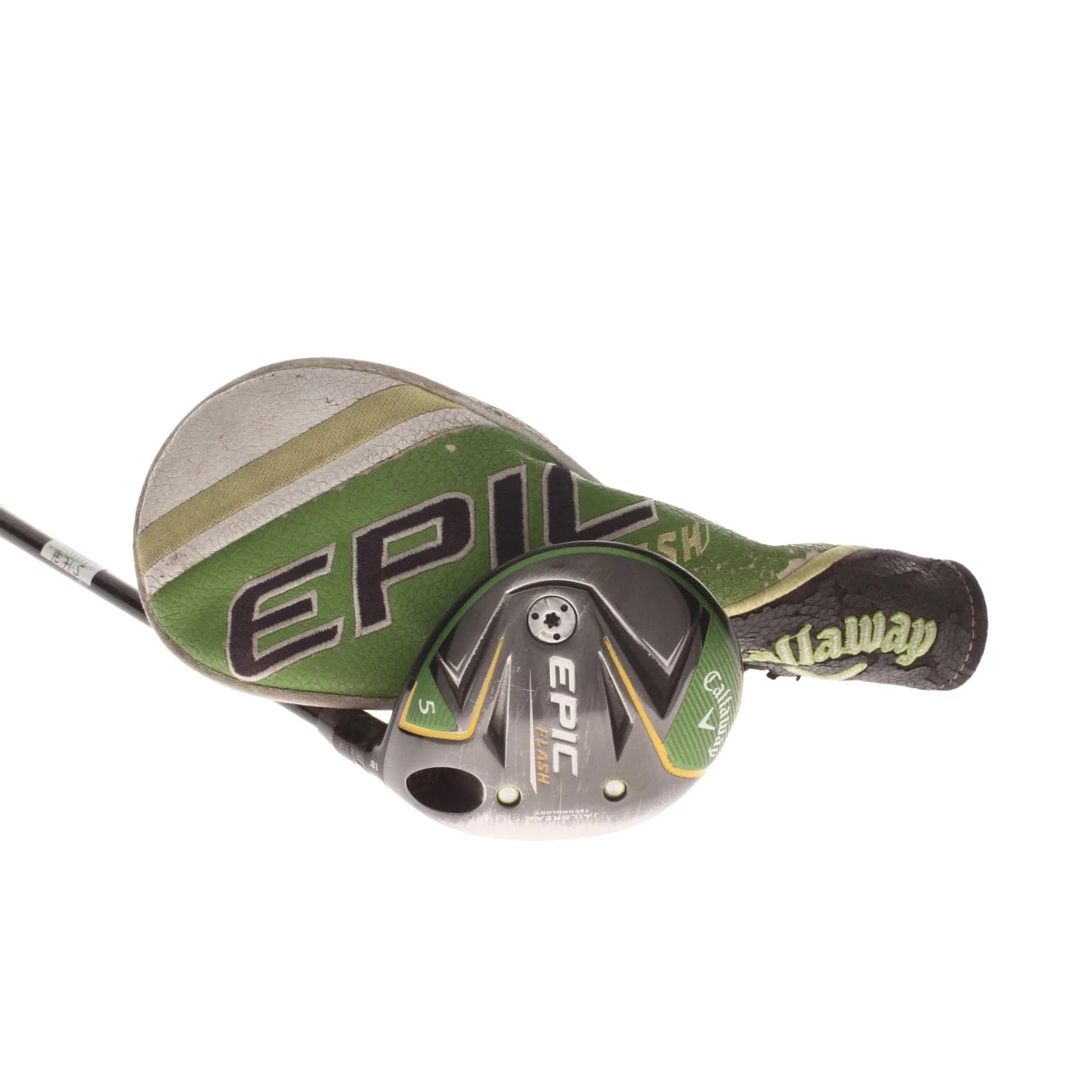 Callaway Epic Flash Graphite Mens Right Hand Fairway 5 Wood 18* Stiff - Mitsubishi Chemical Tensei AV Series Blue 75